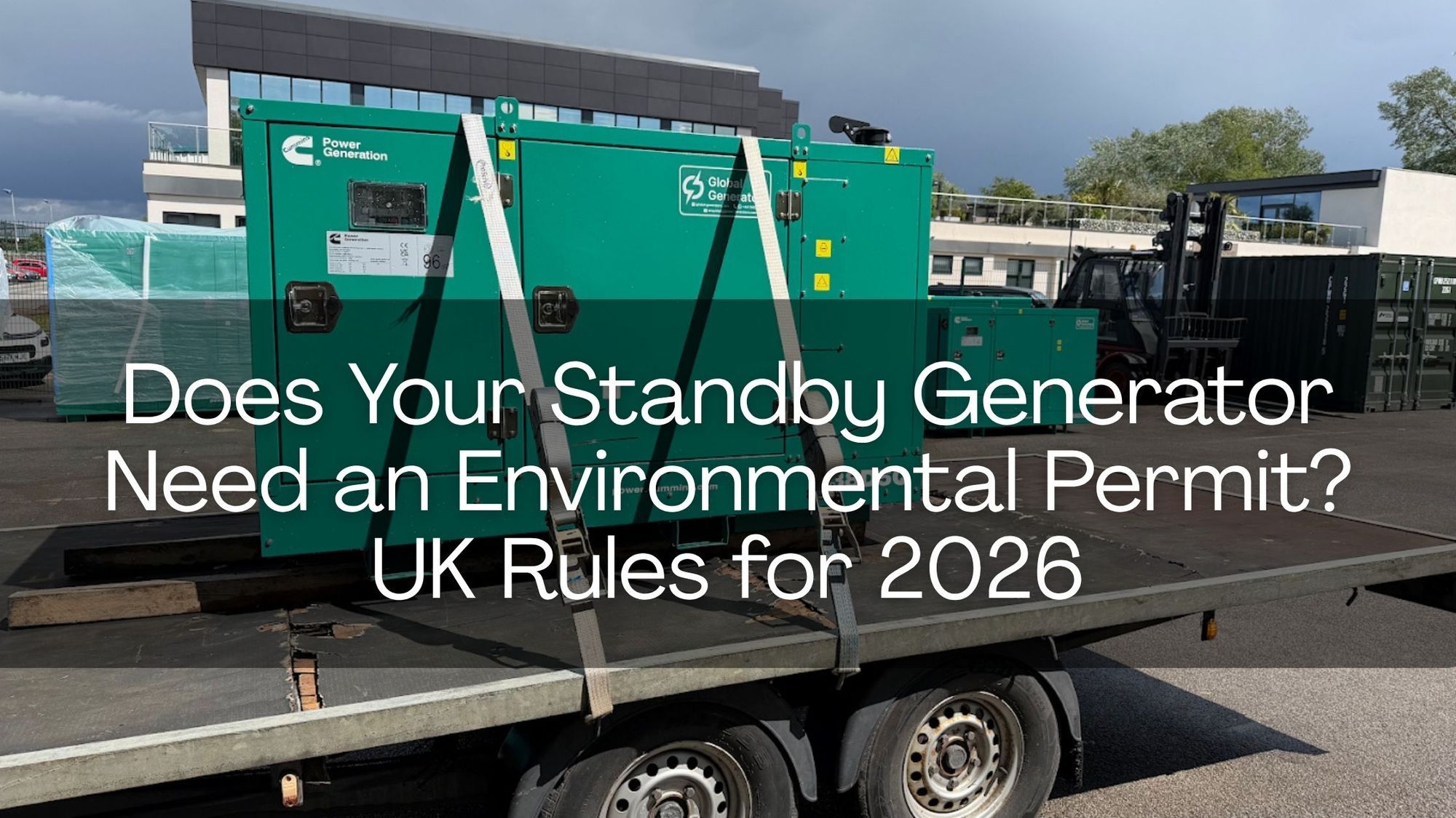 Does Your Standby Generator Need an Environmental Permit? UK Rules for 2026